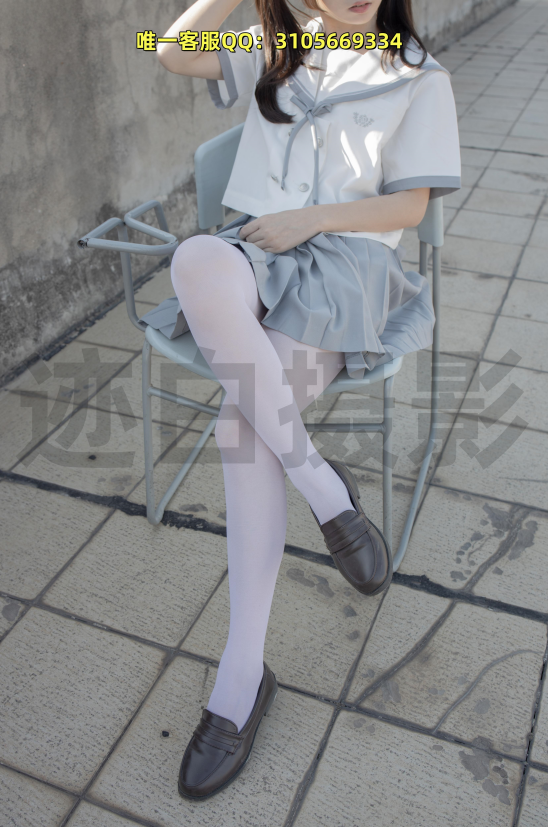 第 223期-制服双马尾的江边邂逅